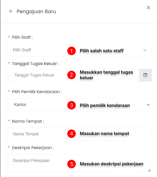 Form Pengajuan 1-5